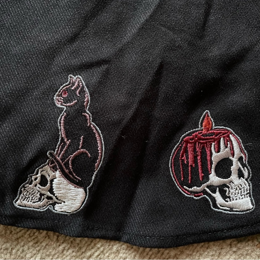 Cosmic Aura Witchy Embroidery Capelet Magical Whimsical Pixie Renaissance XL/2XL - Picture 7 of 10